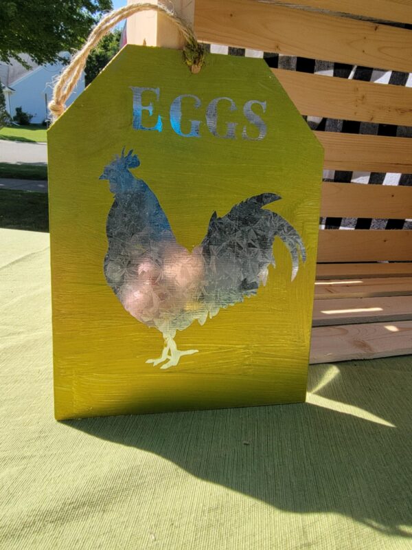 Small Chicken Tin sign